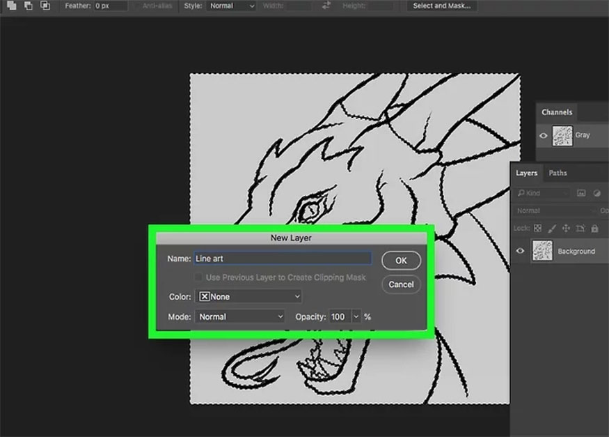 how-to-change-line-art-color-in-photoshop